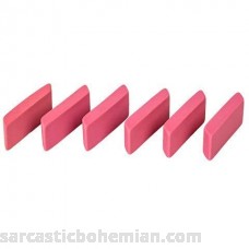 Pink Beveled Erasers 6-ct.Pack B07F3QHW82
